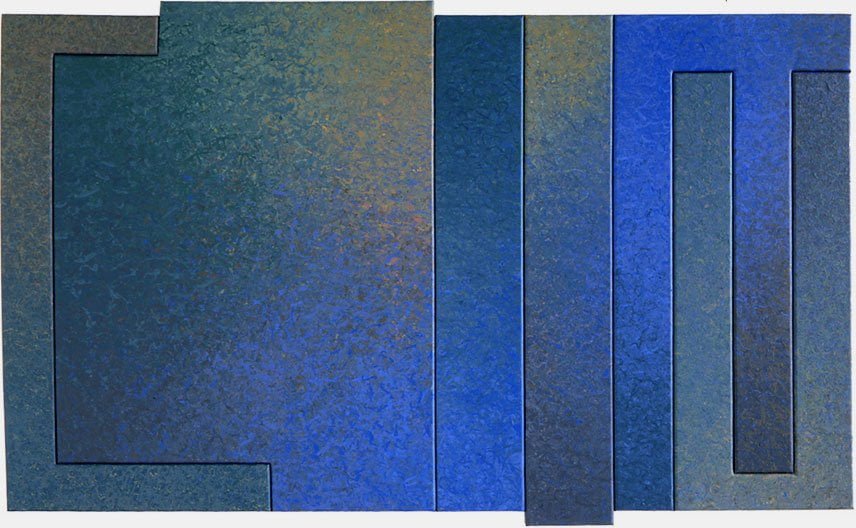 Chiapas, oil on canvas, 54" x 86.125", 1989