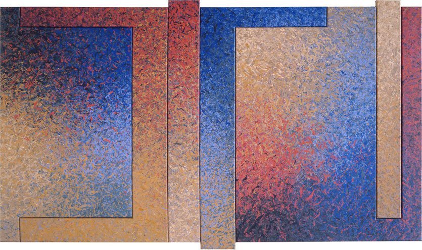 Guerrero, acrylic on canvas, 54" x 96", 1989, Private Collection