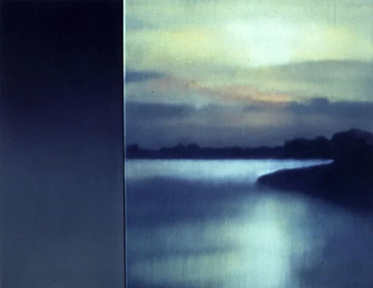 Onset, oil on canvas, 30" x 39 9/16", 1997