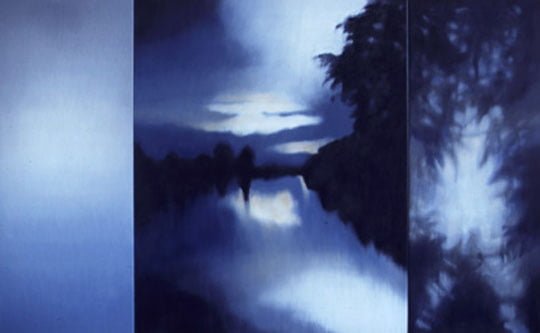 Opening, oil on canvas, 60.125" x 96.375", 1997, Private Collection
