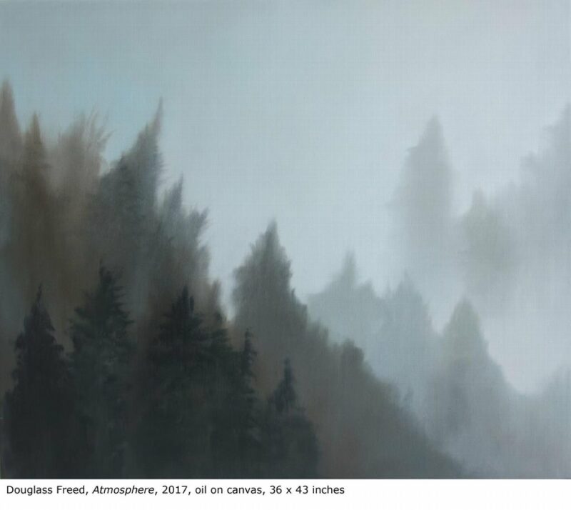 Atmosphere, oil on canvas, 36 x 43, 2017