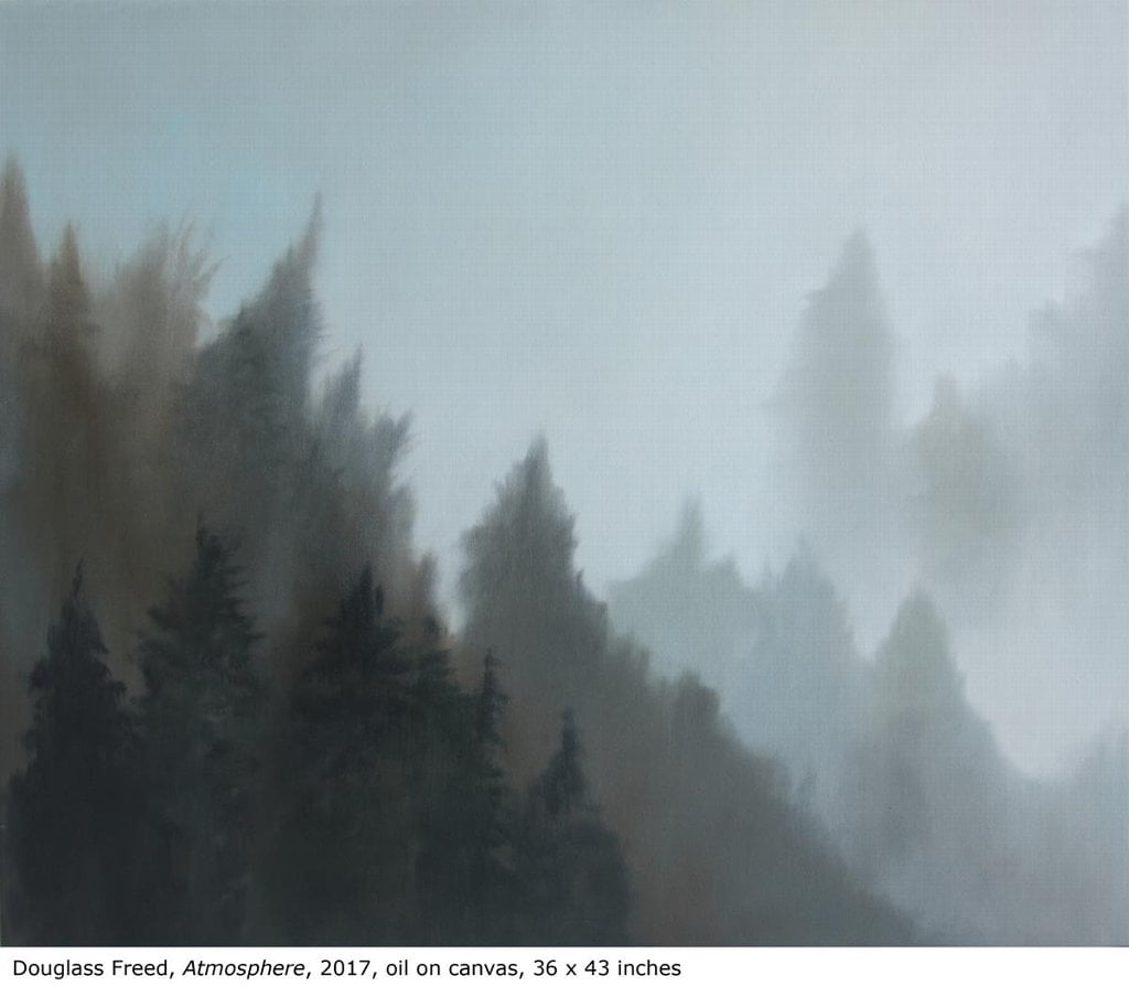 Atmosphere, oil on canvas, 36 x 43, 2017