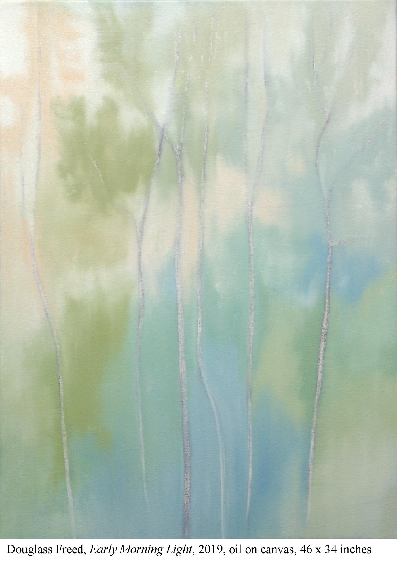 Early Morning Light, oil on canvas, 46" x 34", 2019