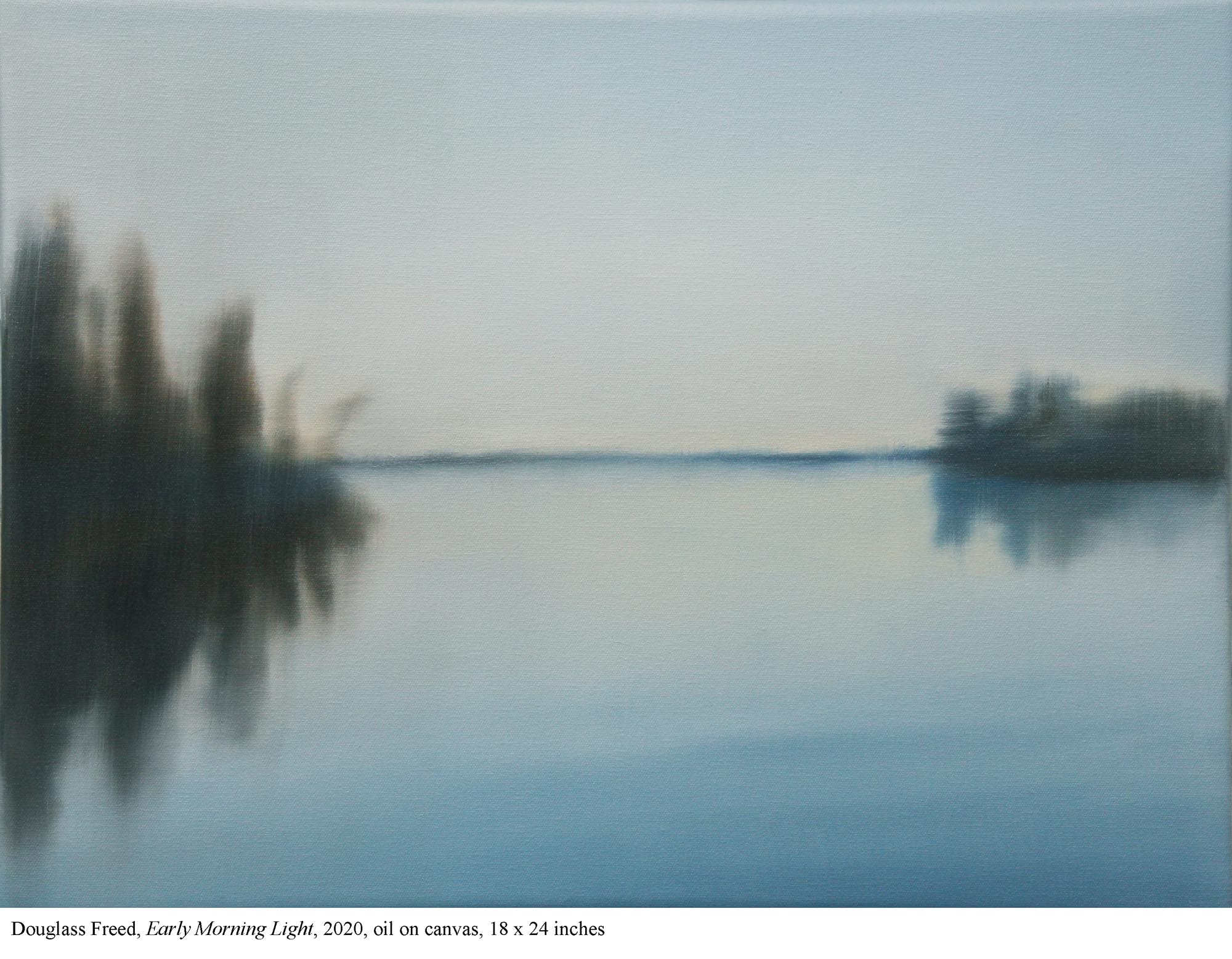 Early Morning Light, oil on canvas, 18" x 24", 2020