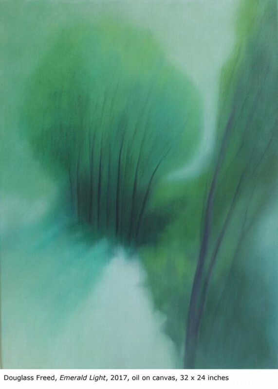 Emerald Light, oil on canvas, 32 x 24, 2017