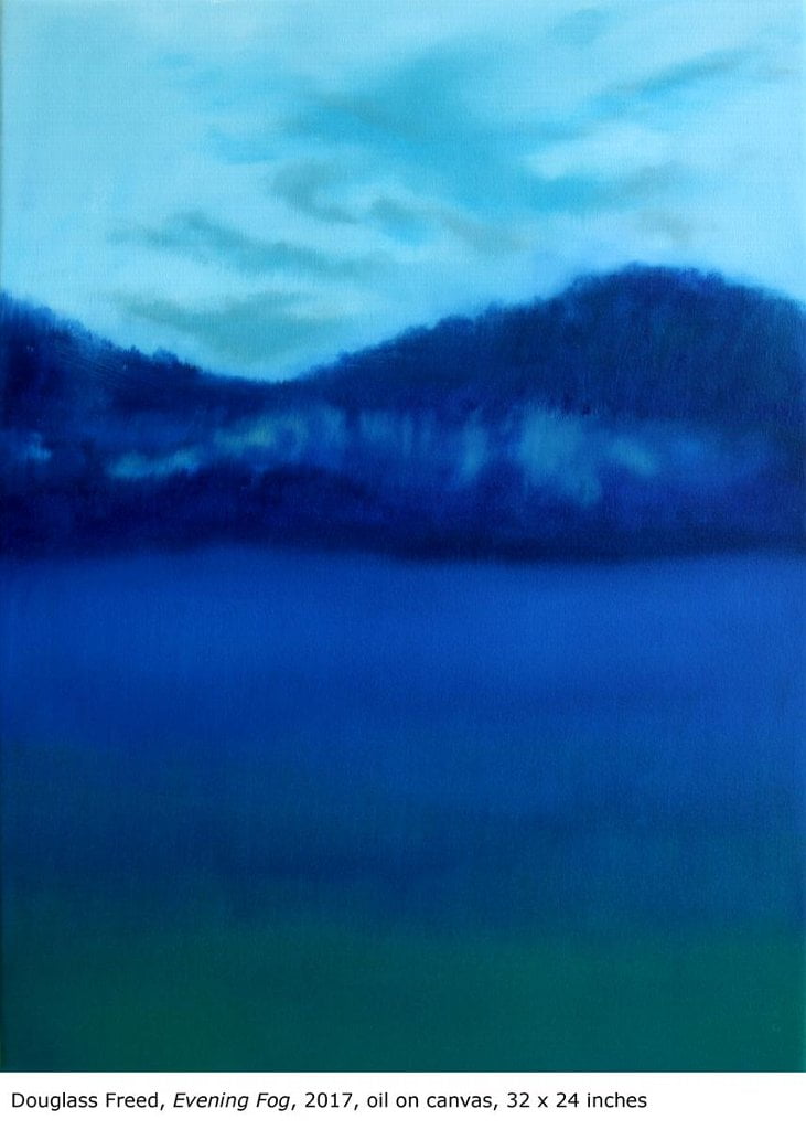 Evening Fog, oil on canvas, 32 x 24, 2017