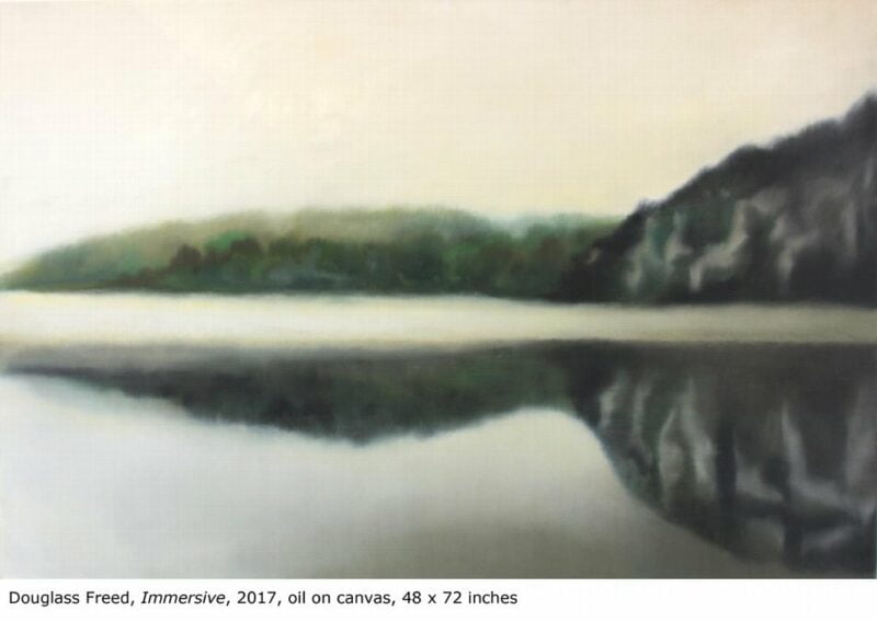 Immersive, oil on canvas, 48 x 72, 2017