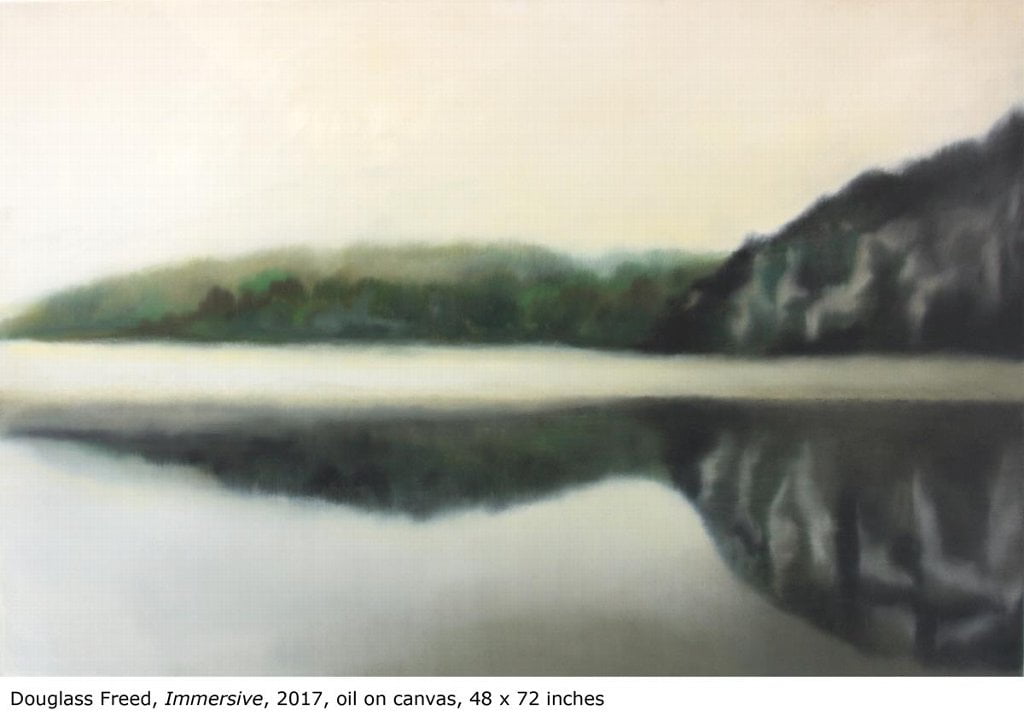 Immersive, oil on canvas, 48 x 72, 2017