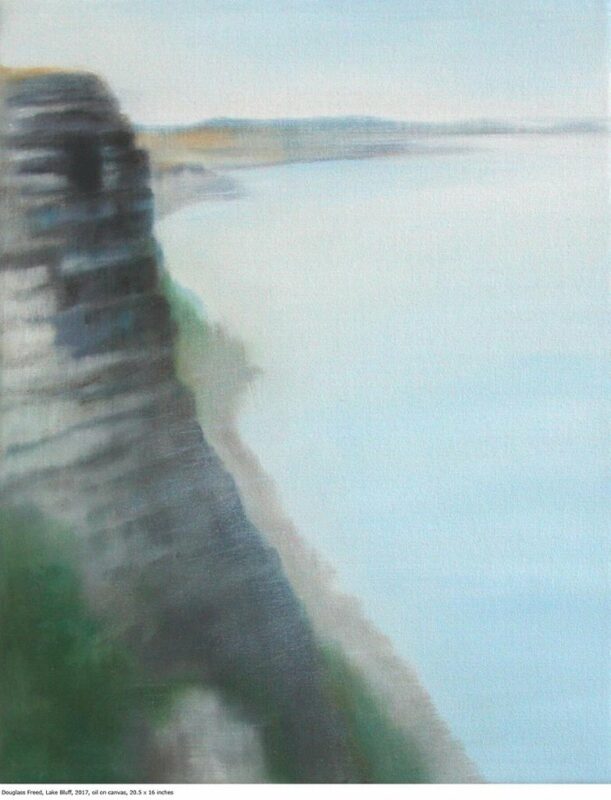 Lake Bluff, oil on canvas, 20.5 x 16, 2017