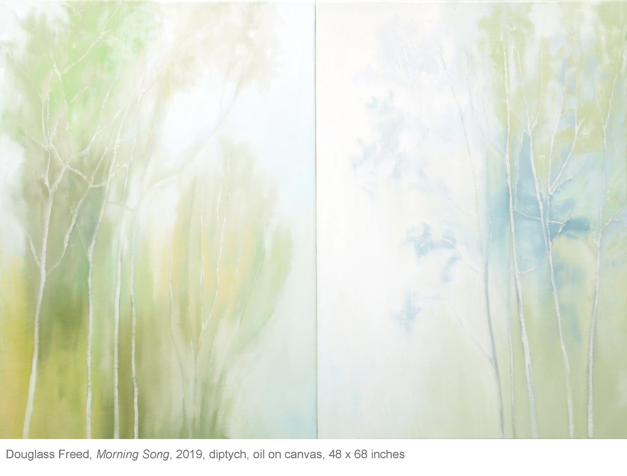 Morning Song, oil on canvas, 48" x 68", 2019