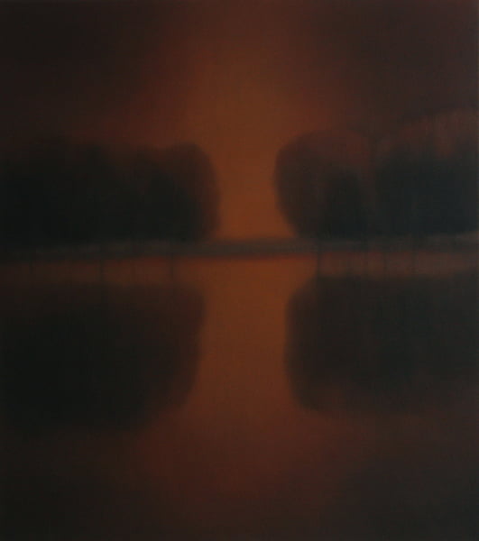 Nightfall Rust, oil on canvas, 60" x 48", 2016