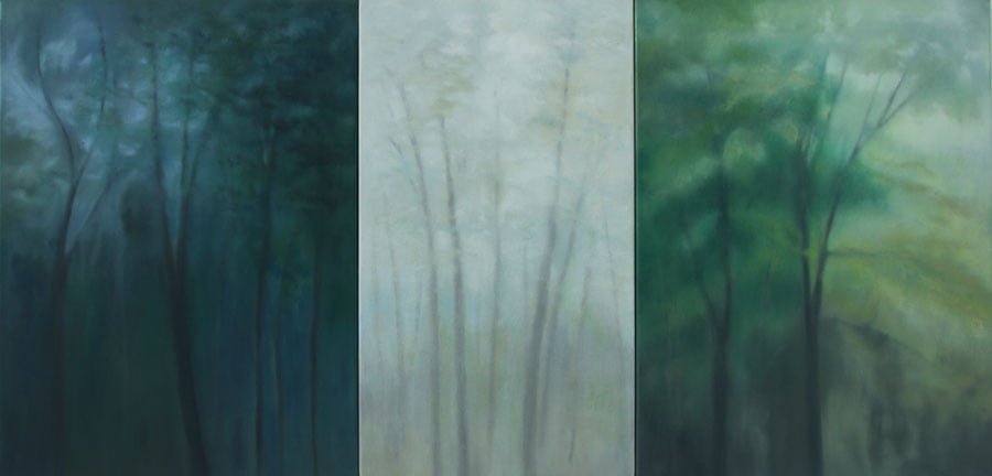 Acquiense, oil on canvas, 32" x 66", 2009