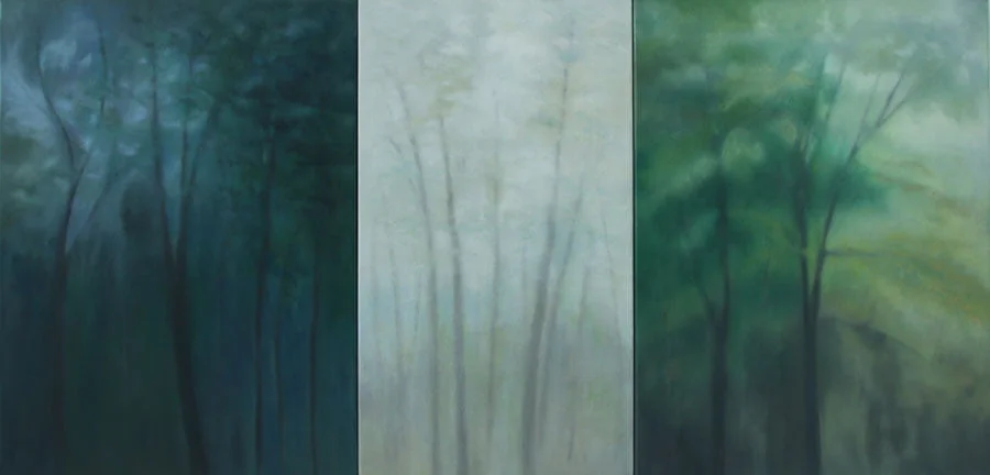 Acquiense, oil on canvas, 32" x 66", 2009