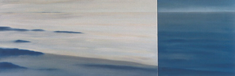 As Though, oil on canvas, 24" x 78", 2005