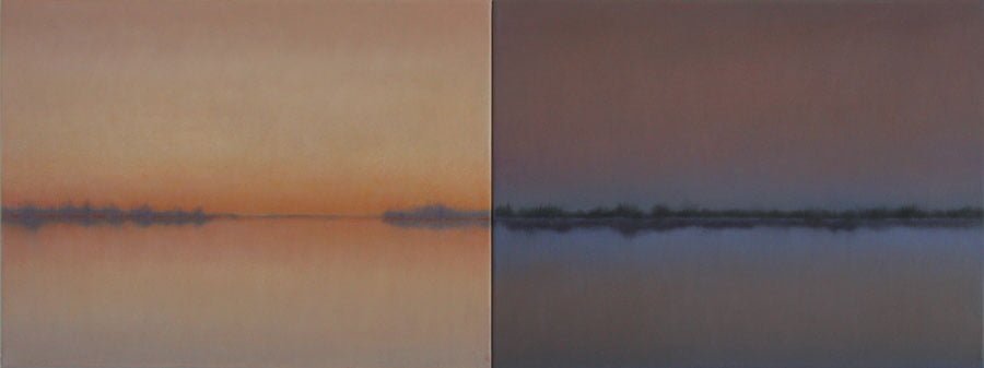 Assuaged, oil on canvas, 24" x 64", 2009
