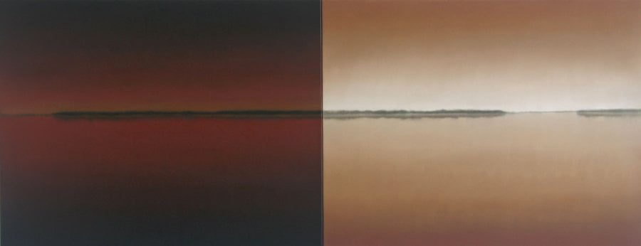 Cerebral , oil on canvas, 37.5” x 96” , 2010