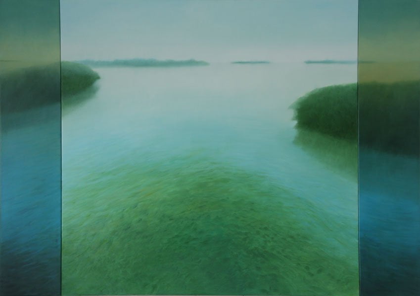 Clear, oil on canvas, 68" x 96", 2009