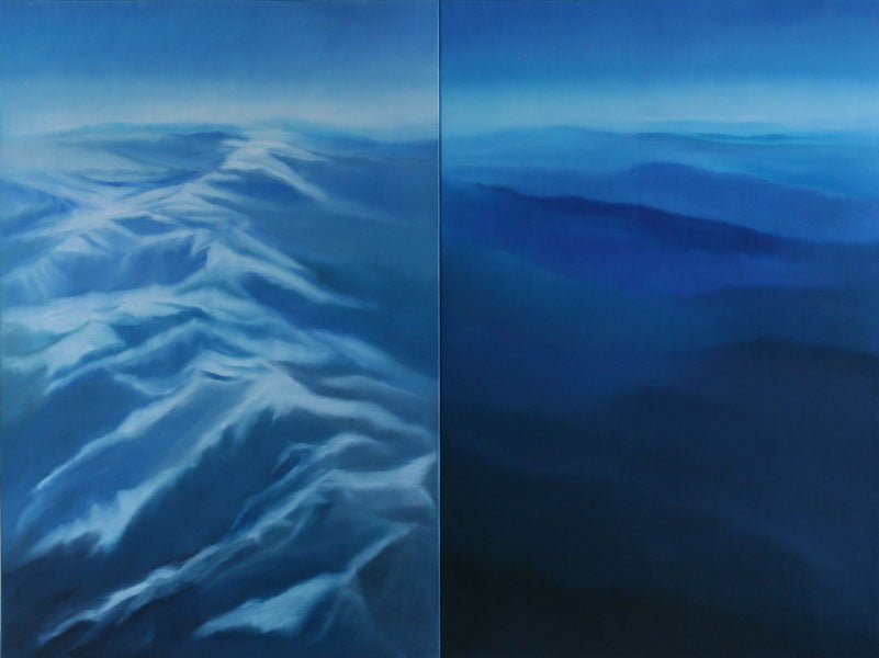 Divide, oil on canvas, 72" x 96", 2007