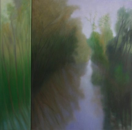 Enter , oil on canvas, 48” x 49” , 2012