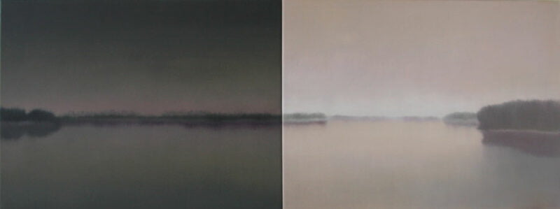 Envision, oil on canvas, 24" x 64", 2008
