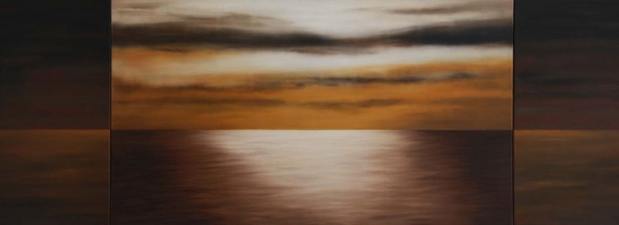 Extends, oil on canvas, 37.5" x 102 5/16", 2008