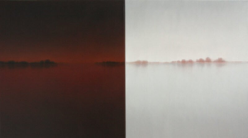 Glow 2, oil on canvas, 36" x 64", 2013