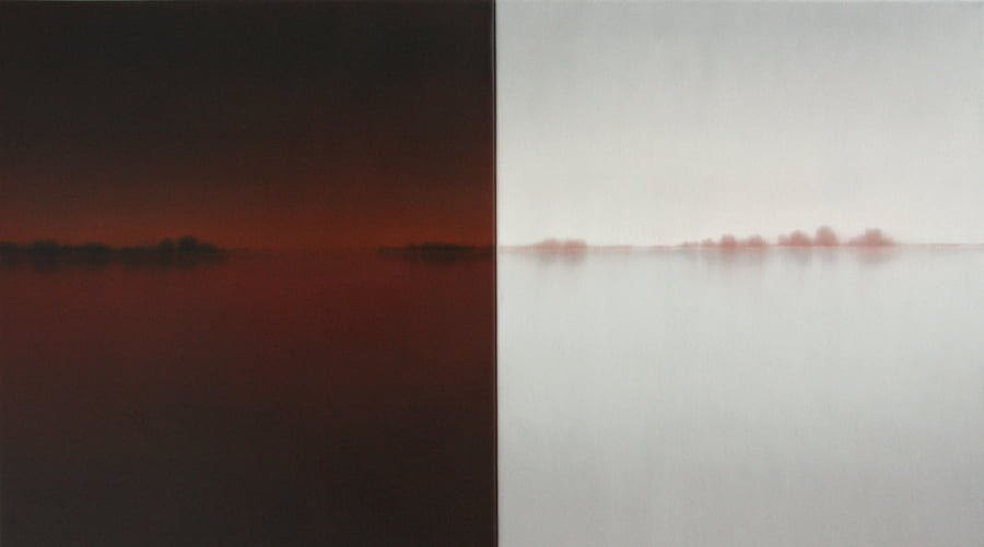 Glow 2, oil on canvas, 36" x 64", 2013