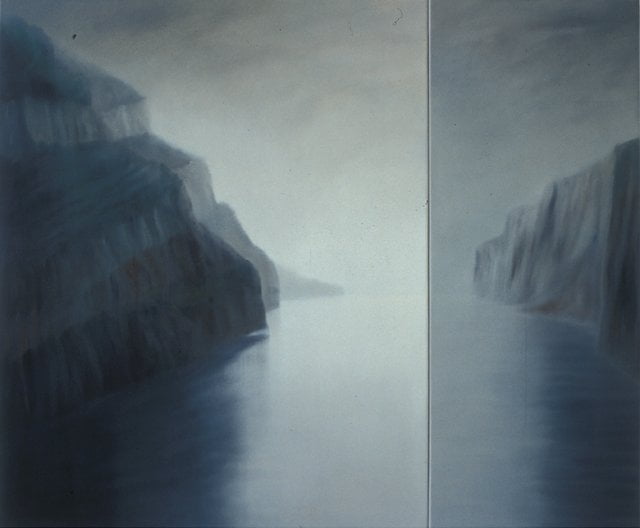 Immerse 60” x 72” , oil on canvas, 60” x 72” , 2003