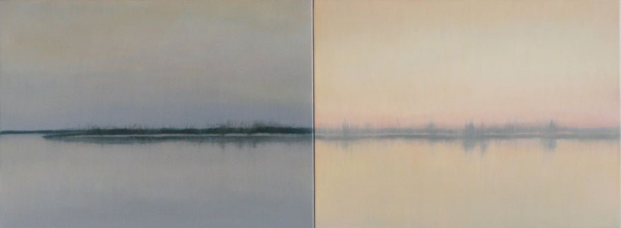 Momentary, oil on canvas, 24" x 64", 2007