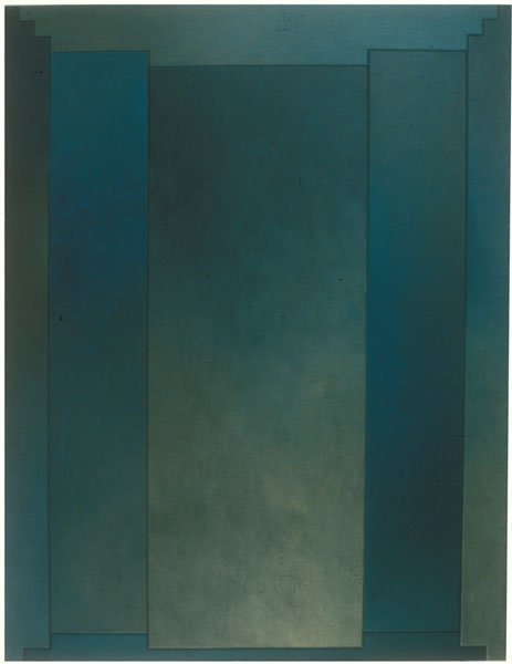 Columnar #5-84 Refuge, oil on canvas, 97.5" x 75", 1984