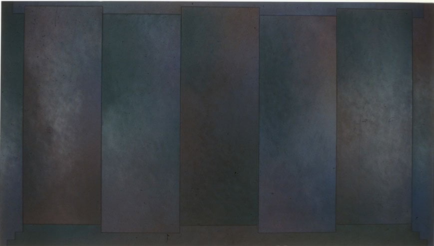 Sanctuary #1-84, oil on canvas, 96 x 268", 1984