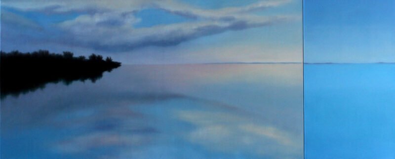 Sensual, oil on canvas, 32" x 78", 2006
