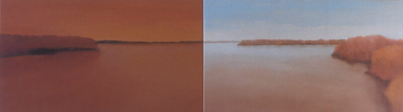 Scope, oil on canvas, 24" x 84", 2006