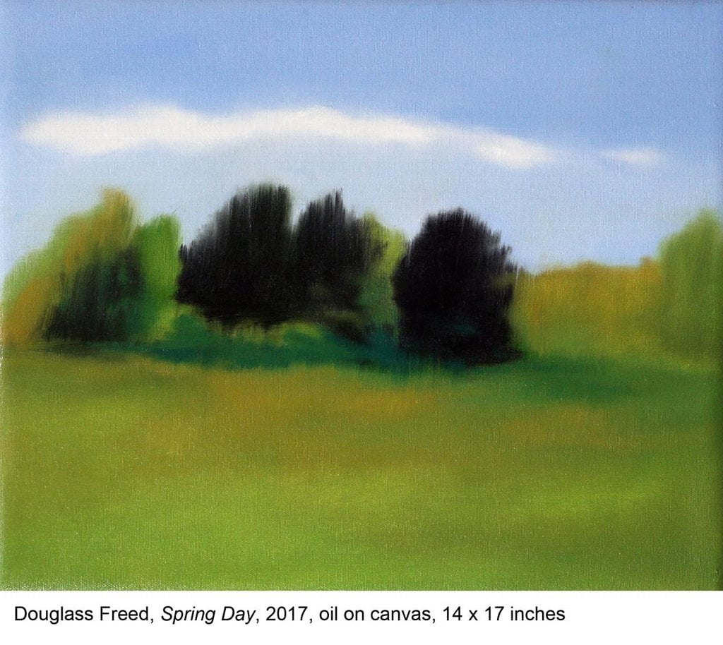 Spring Day, oil on canvas, 14 x 17, 2017