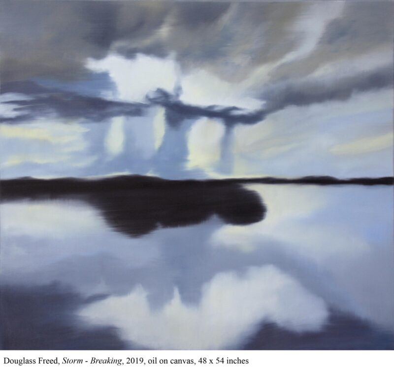 Storm - Breaking, oil on canvas, 48" x 54", 2019