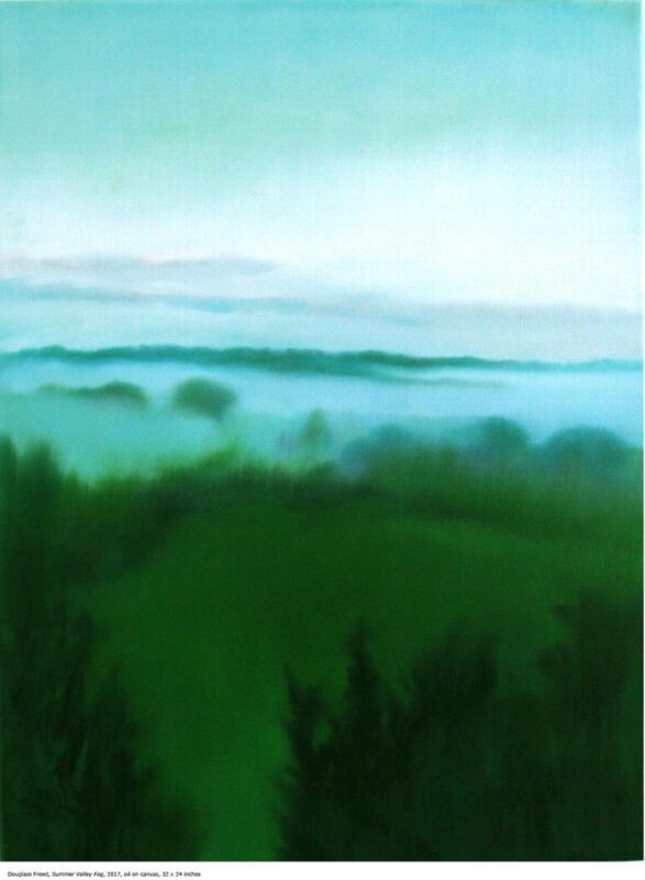 Summer Valley Fog, oil on canvas, 32 x 24, 2017