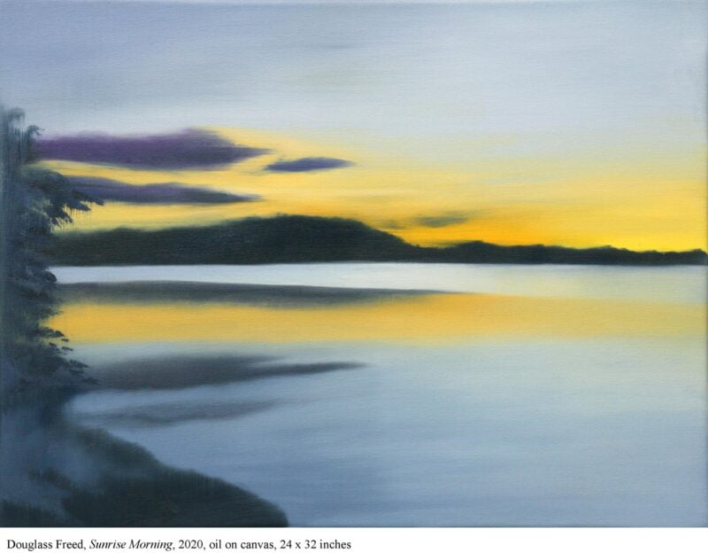 Sunrise Morning, oil on canvas, 34" x 46", 2020