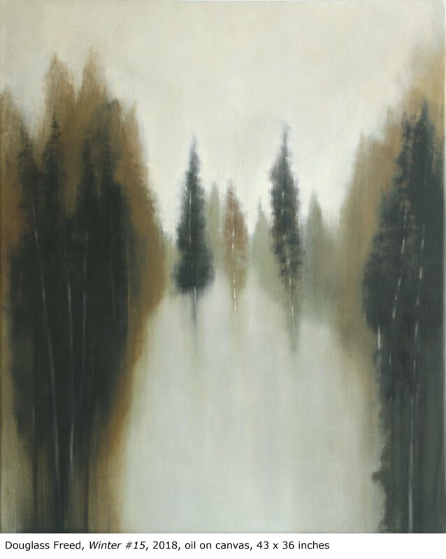 Winter #15, oil on canvas, 43" x 36", 2018