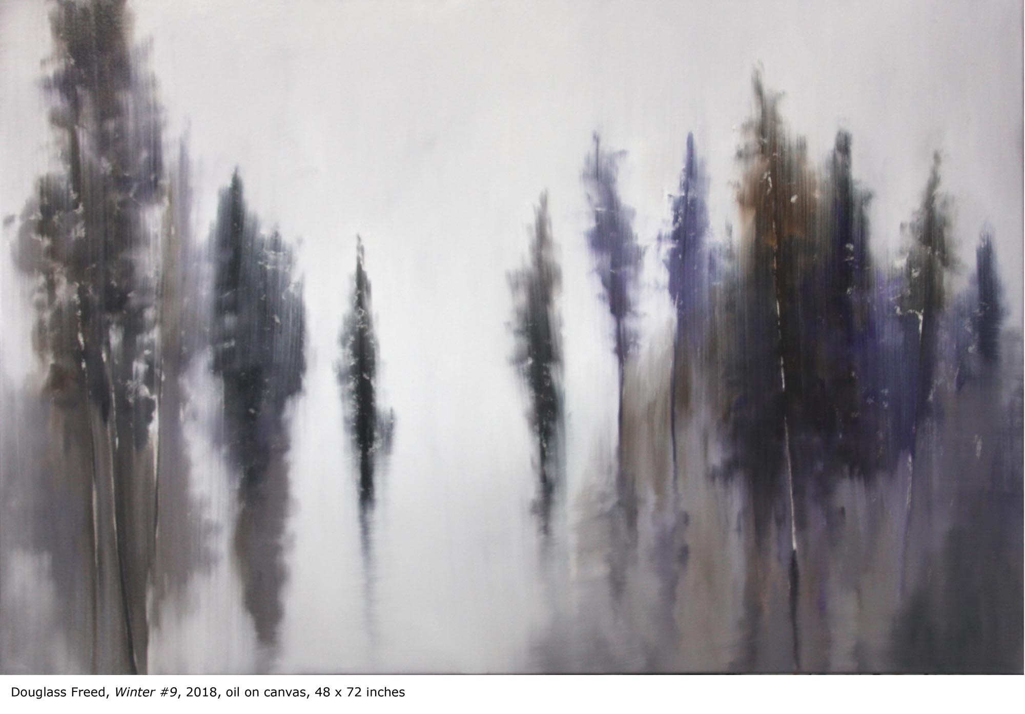 Winter #9, oil on canvas, 48" x 72", 2018