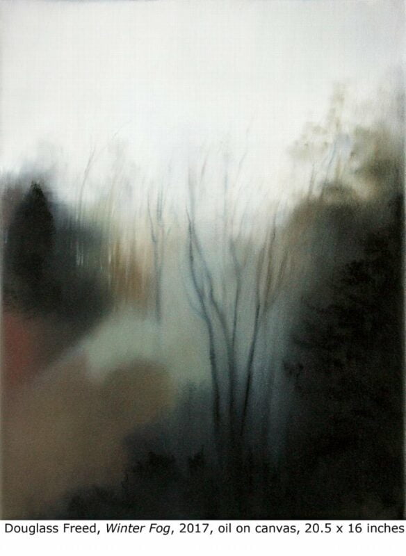 Winter Fog, oil on canvas, 20.5 x 16, 2017