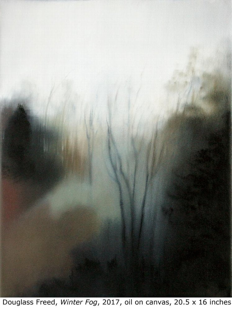 Winter Fog, oil on canvas, 20.5 x 16, 2017