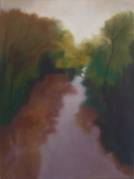 Fall Reflections, oil on canvas, 32" x 24", 2016