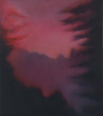 Nightfall, Red, oil on canvas, 36" x 32", 2015