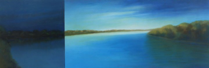 Oftentimes, oil on canvas, 32" x 96", 2011