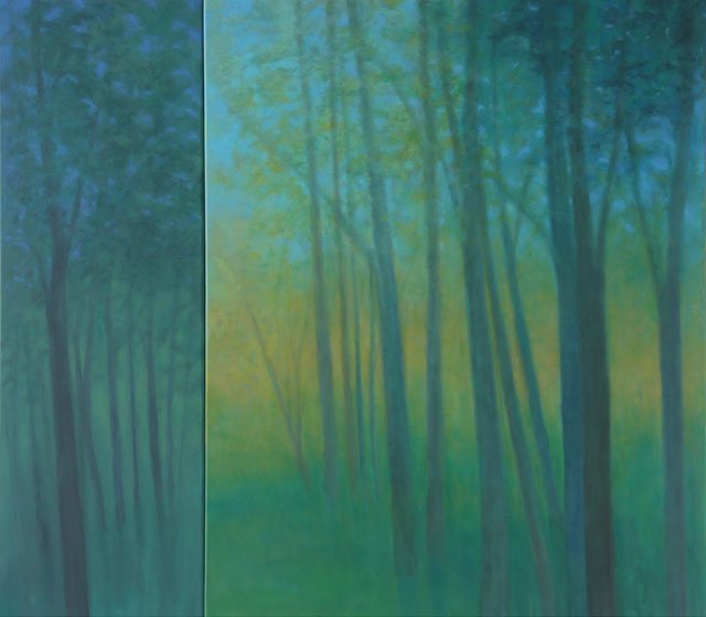 Transpire, oil on canvas, 60" x 68", 2009